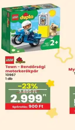 Interspar LEGO Duplo TownRendőrségi motorkerékpár ajánlat