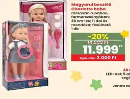 Interspar Magyarul beszélő Charlotte baba ajánlat