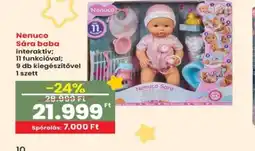 Interspar Nenuco Sára baba ajánlat