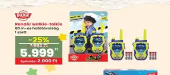 Interspar Rendőr walkie-talkie ajánlat