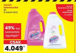 Interspar Vanish folteltávolító ajánlat