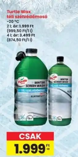Interspar Turtle Wax téli szélvédőmosó ajánlat
