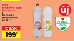 Interspar SPAR Fresh One Touch ízesített víz ajánlat