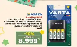 Interspar Varta Quattro töltő ajánlat