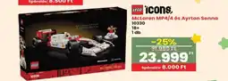 Interspar LEGO Icons McLaren MP4/4 és Ayrton Senna ajánlat