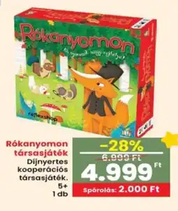 Interspar Rókanyomon társasjáték ajánlat
