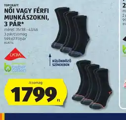 ALDI NŐI VAGY FÉRFI MUNKÁS ZOKNI ajánlat