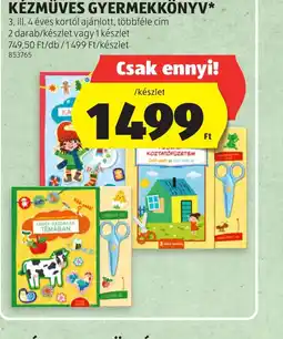 ALDI KÉZMŰVES GYERMEKKÖNYV ajánlat