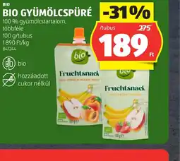ALDI BIO GYÜMÖLCSPÜRÉ ajánlat