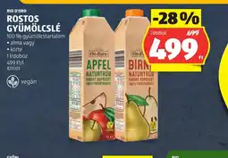 ALDI RIO D'ORO ROSTOS GYÜMÖLCSLÉ ajánlat