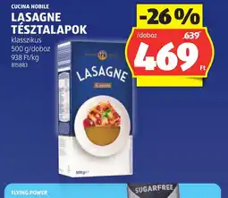 ALDI CUCINA MOBILE LASAGNE TÉSZTALAPOK ajánlat