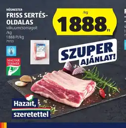 ALDI HÚSMESTER FRISS SERTÉSOLDALAS ajánlat