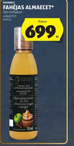 ALDI GOURMET FAHÉJAS ALMAECET ajánlat