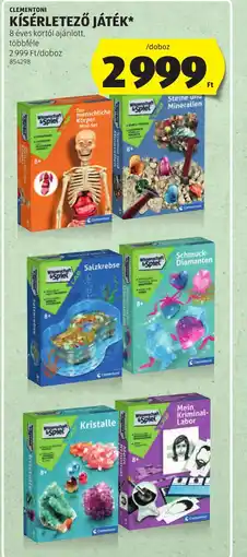 ALDI CLEMENTONI K Schmuck- DiamantenSÉRLETEZŐ JÁTÉK ajánlat