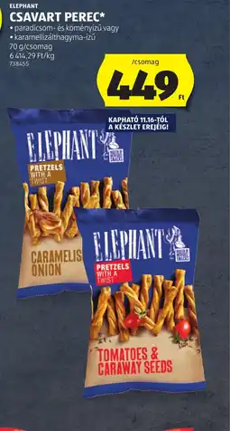 ALDI ELEPHANT CSAVART PEREC ajánlat