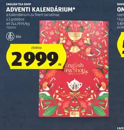 ALDI ENGLISH TEA SHOP ADVENTI KALENDÁRIUM ajánlat