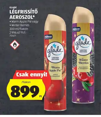 ALDI GLADE LÉGFRISSÍTŐ AEROSZOL ajánlat