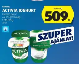 ALDI DANONE ACTIVIA Joghurt ajánlat