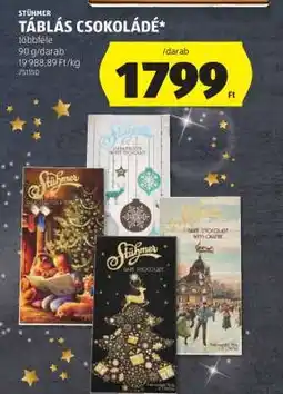 ALDI STÜHMER TÁBLÁS CSOKOLÁDÉ ajánlat