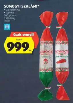 ALDI Somogyi szalámi ajánlat