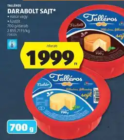 ALDI Talléros Darabolt Sajt ajánlat