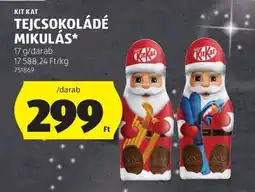 ALDI Kit Kat tejcsokoládé Mikulás ajánlat