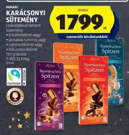 ALDI MONARC KARÁCSONYI SÜTEMÉNY ajánlat