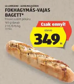 ALDI Fokhagymás-vajas bagett ajánlat