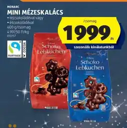 ALDI Monarc Mini Mézeskalács ajánlat