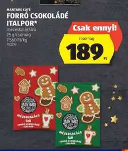 ALDI Mantaro Café Forró Csokoládé Italpor ajánlat