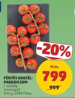 PENNY FÜRTÖS KOKTÉL-PARADICSOM ajánlat