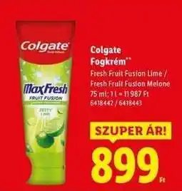 Lidl Colgate fogkrém ajánlat