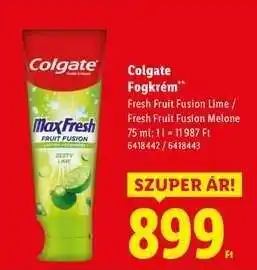 Lidl Colgate fogkrém ajánlat