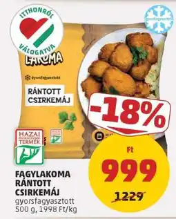 PENNY Fagylakoma Rántott Csirkemáj ajánlat