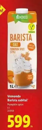 Lidl Vemondo Barista zabital' ajánlat