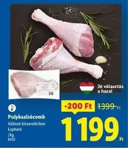 Lidl Pulykaalsócomb ajánlat
