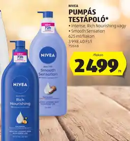 ALDI Nivea pumpás testápoló ajánlat