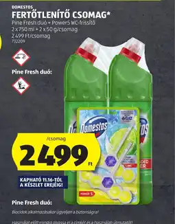 ALDI Domestos fertőtlenítő csomag ajánlat