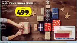 ALDI KARÁCSONYI CSOMAGOLPAPÍR ajánlat
