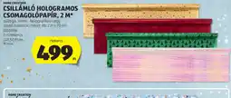 ALDI CSILLÁML HOLOGRAMOS CSOMAGOLPAPÍR ajánlat