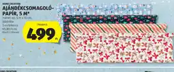 ALDI AJÁNDÉKCSOMAGOL-PAPÍR ajánlat
