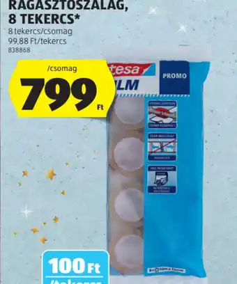 ALDI Tesa RAGASZTSZALAG, 8 TEKERCS ajánlat