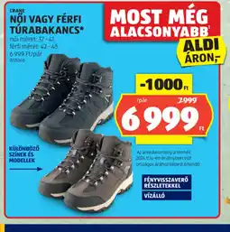 ALDI CRANE NŐI VAGY FÉRFI TURABAKANCS ajánlat