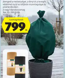 ALDI TÉLI VÉDŐHUZAT VAGY NÖVÉNYTAKAR ajánlat
