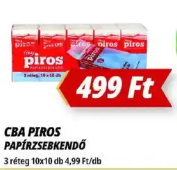 Príma Cba piros papírzsebkendő ajánlat