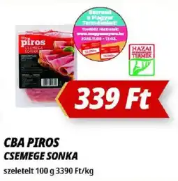 Príma Cba piros csemege sonka ajánlat