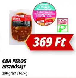Príma Cba piros disznósajt ajánlat