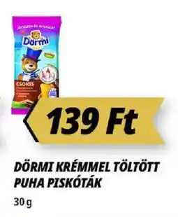 Príma Dörmi krémmel töltött puha piskóták ajánlat