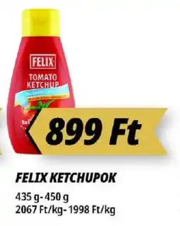 Príma Felix ketchupok ajánlat