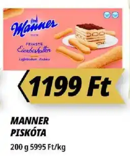 Príma Manner piskóta ajánlat